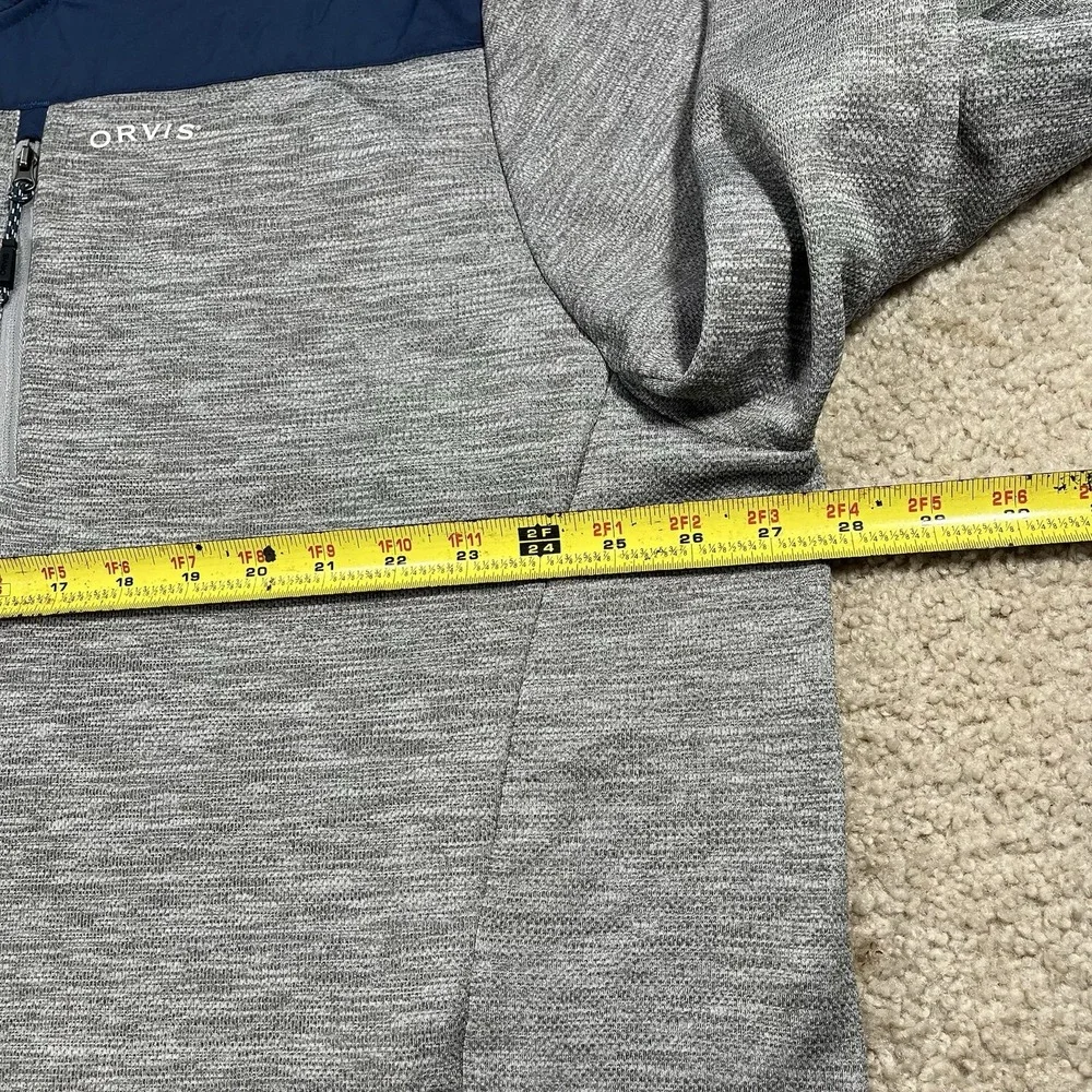 Orvis Classic Collection Full Zip Jacket Men's Size 2XL Gray Long Sleeve Jacket